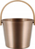 Kovë saune Rento Champagne Bamboo, 5L, metalike, dorezë bambuje