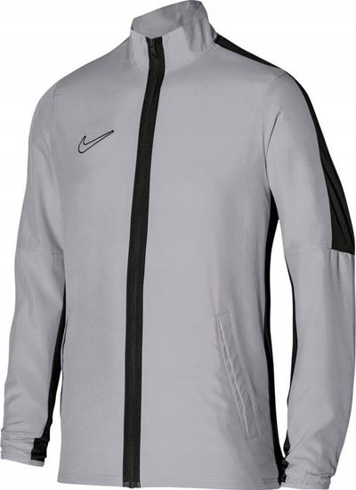 Bluzë sportive me zinxhir Nike Dri FIT, për burra, masa XL, gri