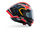 Helmeta moto Alpinestars Supertech R10 Miller Limited Edition, karboni, rrugë dhe pistë, e zezë me të kuqe fluor dhe blu mat