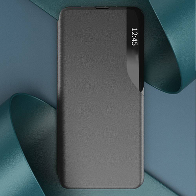 Këllëf palos Tech‑Protect Smart View për Samsung Galaxy A34 5G, boje e zezë, me stand