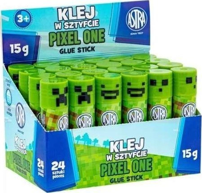 Ngjitës në formë stick Astra Colla Stick Pixel One, 15g PVA, set 24 copë