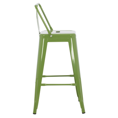 Stol bari mesatar Melita-Pro 43x43x88Hcm (HM8574.53), gjelbër