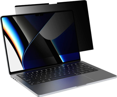 Filtër privatësie Jcpal EasyOn për MacBook Pro 14, me magnet, matte, i zi