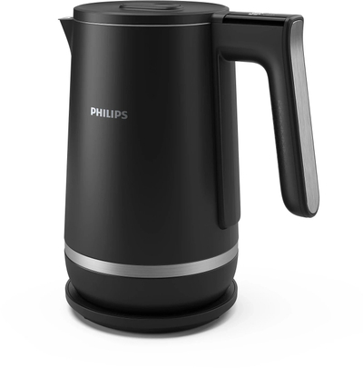 Shporet elektrik për ujë Philips Series 7000 HD9396/90, 1.7L, me dy shtresa muri, i zi