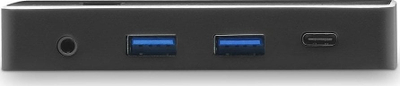 Ndarës USB Lindy 43387, 4 porta USB 3.0, dalje audio 3.5mm, gri