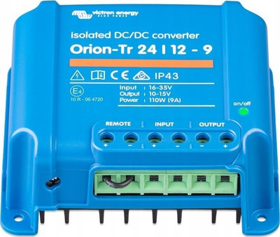 Konvertor DC-DC Victron Energy Orion-Tr 24/12-30A, 360W, IP43, blu