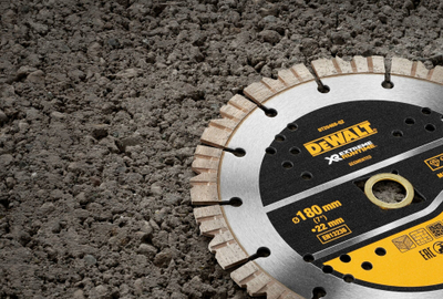 Disk prerës diamanti DeWALT DT20468, 180mm, për beton dhe tullë, i verdhë