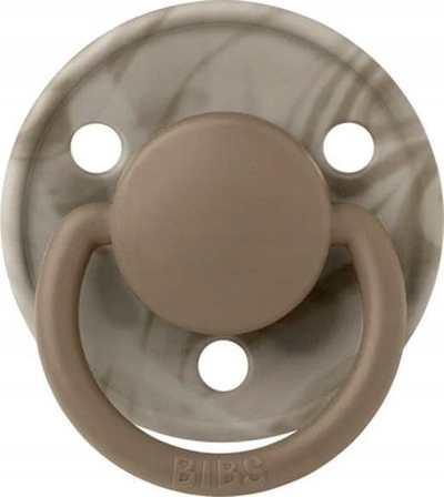 Qetësues silikoni BIBS De Lux, 0-36 muaj, set 2 copë, TIE DYE DARK OAK/SAND