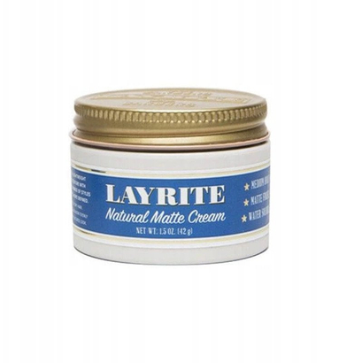 Krem flokësh Layrite Natural Matte Cream, 10.5 oz, mbajtje e fortë, uniseks