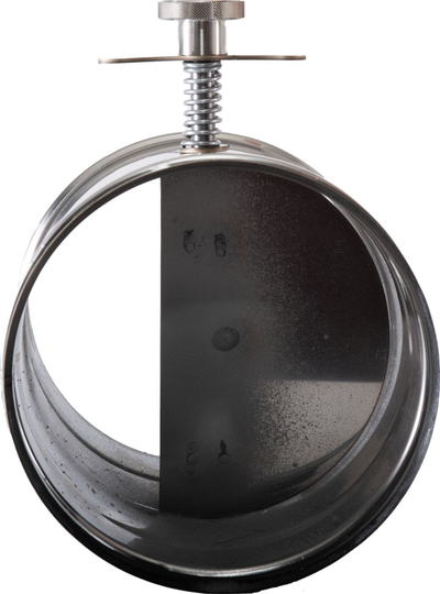 Valvul fluture Alfa Forni Butterfly Valve, 150mm, çelik inox, argjendtë