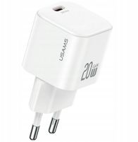 Karikues muri Usams JO Series CC260, 20W USB C, me kabllo 1m USB C USB C, i bardhë