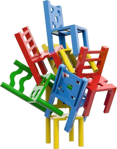 Loja shkathtësie Trefl Mistakos Chairs, 4 lojtarë, shumëngjyrëshe