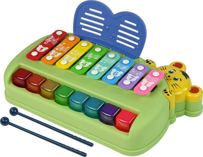 Piano me taste cimbale për fëmijë Lion Import Leantoys, shumëngjyrëshe