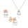 Set qafore + vathë Brilio Silver Set SET228R