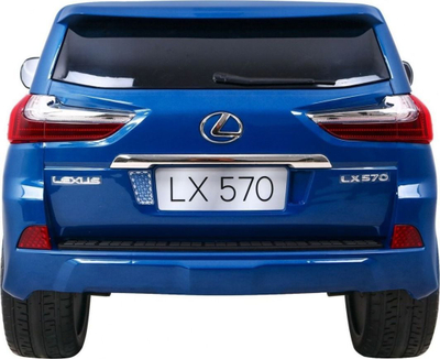 Makinë elektrike për fëmijë Lexus LX570, 2x12V, telekomandë R/C, blu