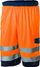 Shorcë pune Neo 81-783, rrjetë high-visibility, madhësia S, portokalli