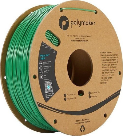 Filament 3D Polymaker PolyLite PLA PE01005, 1kg, 1.75mm, i bardhë