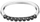 Byzylyk Calvin Klein black Circling pearls KJAKMD04010