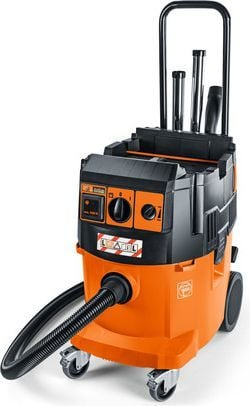 Fshesë industriale Fein Dustex 35 LX AC, pastrim i thatë dhe i lagësht, klasë pluhuri L, portokalli