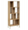Raft librash 5five Simply Smart Tasso, 8 ndarje, 63x159cm, si dru natyral