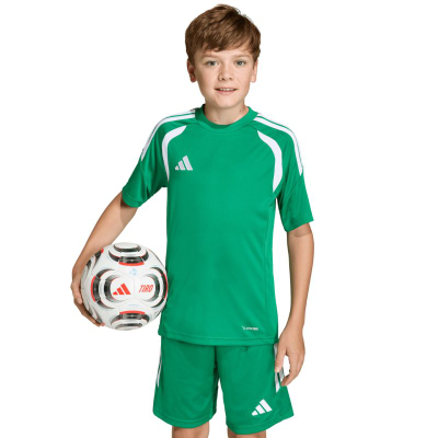 Фудбалски дрес Adidas Tiro 26 League Kids, рециклиран полиестер, CLIMACOOL, бел