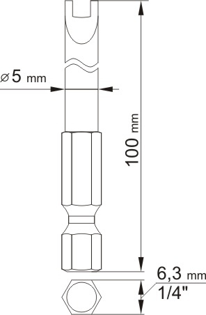 Majë kaçavidash Yato Spanner, 1/4, 2 copë 