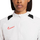 Bluzë sportive Nike Dri Fit Academy 21 W, me zinxhir 1/4, për goca, e bardhë me të zezë