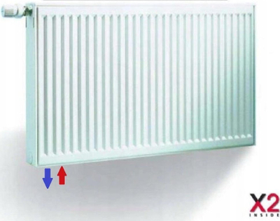 Radiator panel Kermi Therm-x2 Profil-V, tip 22, 400x600mm, i bardhë