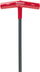 Çelës T hex Bondhus 15252, 2mm, 15 cm, 2 copë, i kuq