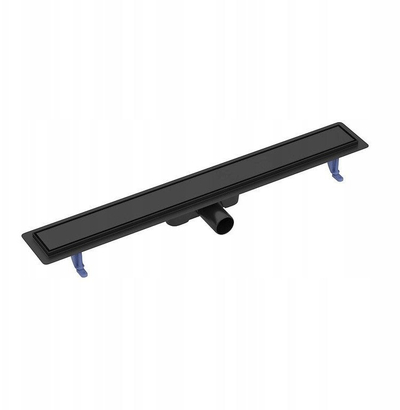 Kanallë lineare dushi Cersanit Tako S907-019, 80 cm, dyanëshe, e zezë matte
