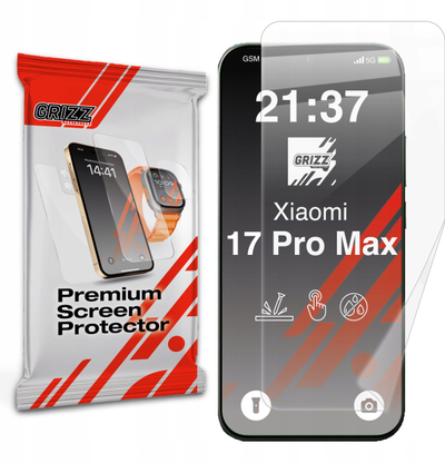 Qelq mbrojtës GrizzGlass CeramicFilm për Xiaomi 17 Pro Max, i tejdukshëm