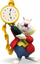 Figurë lodër Bullyland White Rabbit, Alice in Wonderland, 8.1 cm, PVC free, shumëngjyrëshe