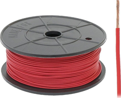 Kabllo automjeti Blow 73-206 FLRY-b, 0.50mm², 50V, e kuqe