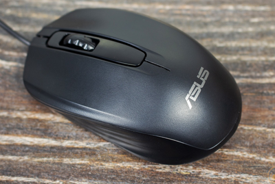 Mouse ASUS MM-5113, optik, me kabllo USB, i zi
