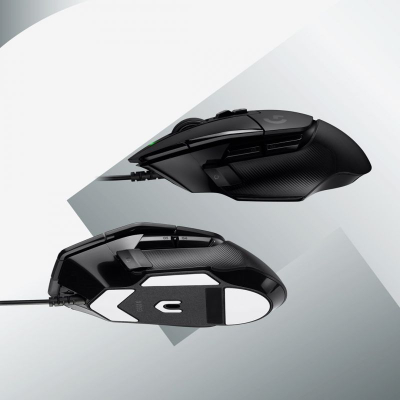 Mouse gaming Logitech G502 X, HERO 25K 25600 DPI, 13 butona, i zi