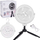 Ventilator tavoline Edukamp Jokomisiada ZA5609, USB, 3 shpejtësi, i bardhë