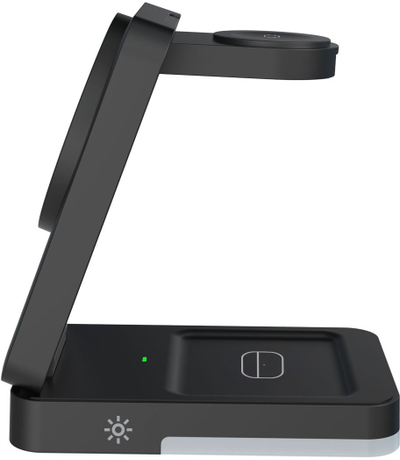Karikues pa tel Mobile Origin 3in1 PW28, palosës, me dritë LED, i zi