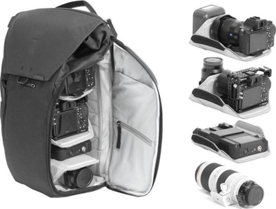Shpinore Peak Design Everyday Backpack V2 30L, për laptop, që s’e zë uji, blu midnight