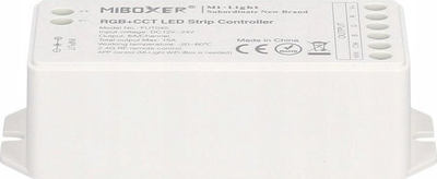 Kontrollues LED Miboxer FUT045, RGB+CCT, 2.4GHz, i bardhë