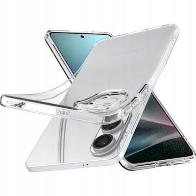 Kapak telefoni Spigen Crystal Flex, për Samsung Galaxy S25 Edge, transparent