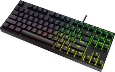 Tastierë Krux Atax PRO RGB Gateron, e zezë