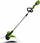 Trimer bari Greenworks Basic G24X2LT, 2x24V, bosht i palosshëm, jeshil