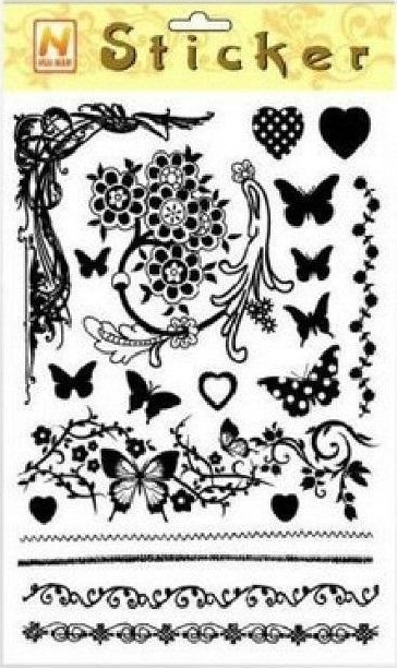 Ngjitëse dekorative Galeria Hobby Artistic Decal 375, 15.5x23cm, shumëngjyrëshe