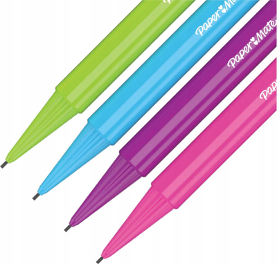 Laps mekanik PaperMate Non Stop, 0.7mm, pako me 48 copë, ngjyra neon përzjer