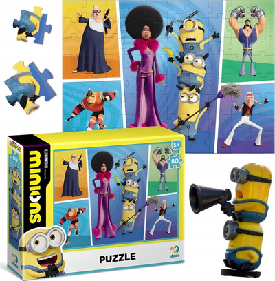 Puzzle Clementoni Minions, 80 pjesë, 32x23 cm, shumëngjyrësh
