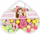 Сет монистра за ѓердан MEGA CREATIVE Heart 532276, многубоен