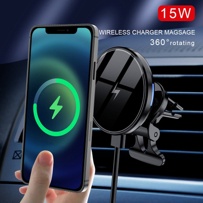Karikues makine pa tela Trust CAR CHARGING PHONE HOLDER D7, 15W, mbajtës ventilimi, i zi