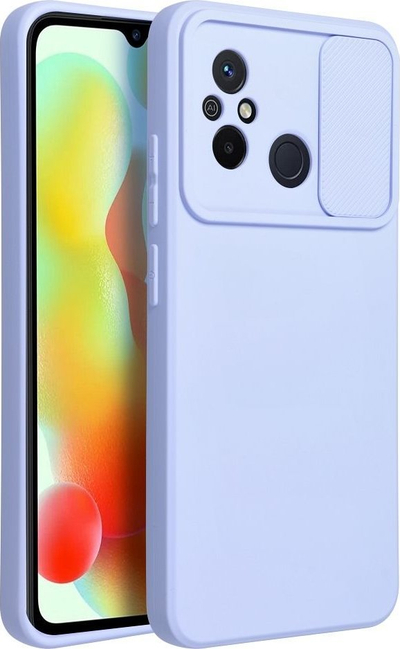 Kapak telefoni Slide Case për Xiaomi Redmi 12C, TPU i butë, me kapak kamere, lejla