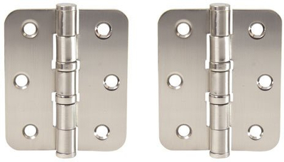 Шарка за врата DOOR HINGE 100x75x2.5 SN, мат никел, сребрена