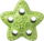 Lodër gome për qen Barry King Treat Star, 12.5cm, e gjelbër